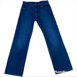Lucky Brand Billy Straight Boys Jeans Youth Size 14 Dark Wash